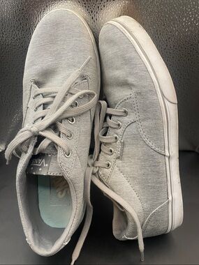 Vans Gray Canvas Low-Top Sneakers - Light Gray 000914
